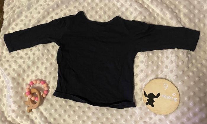 T-shirt manches longues bébé fille - photo numéro 3