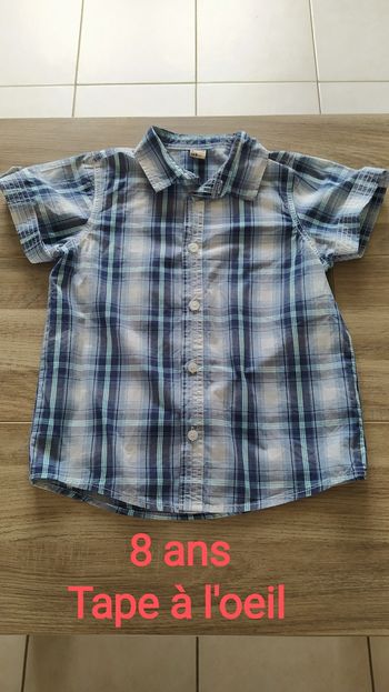 Chemise manches courtes 8 ans Tape à l'oeil