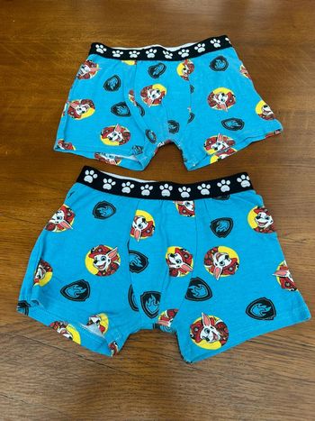 Lot de 2 boxers slip Marcus Pat Patrouille Paw Patrol 7 - 8 ans