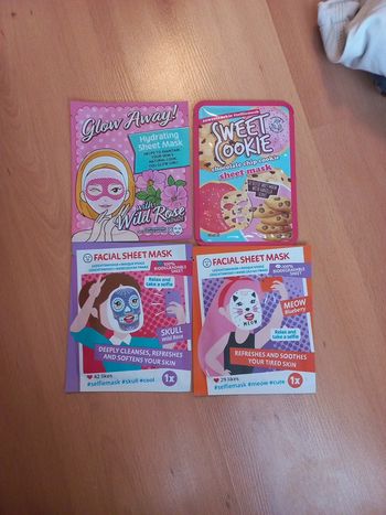 Lot 4 masques beauté 🌸