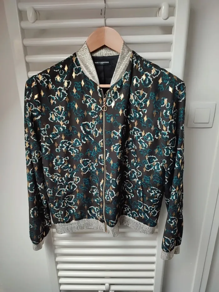 Jolie veste type bombers mi saison Taille 1 - photo numéro 5