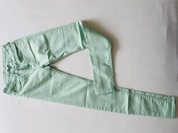 Jean d’été vert pastel
