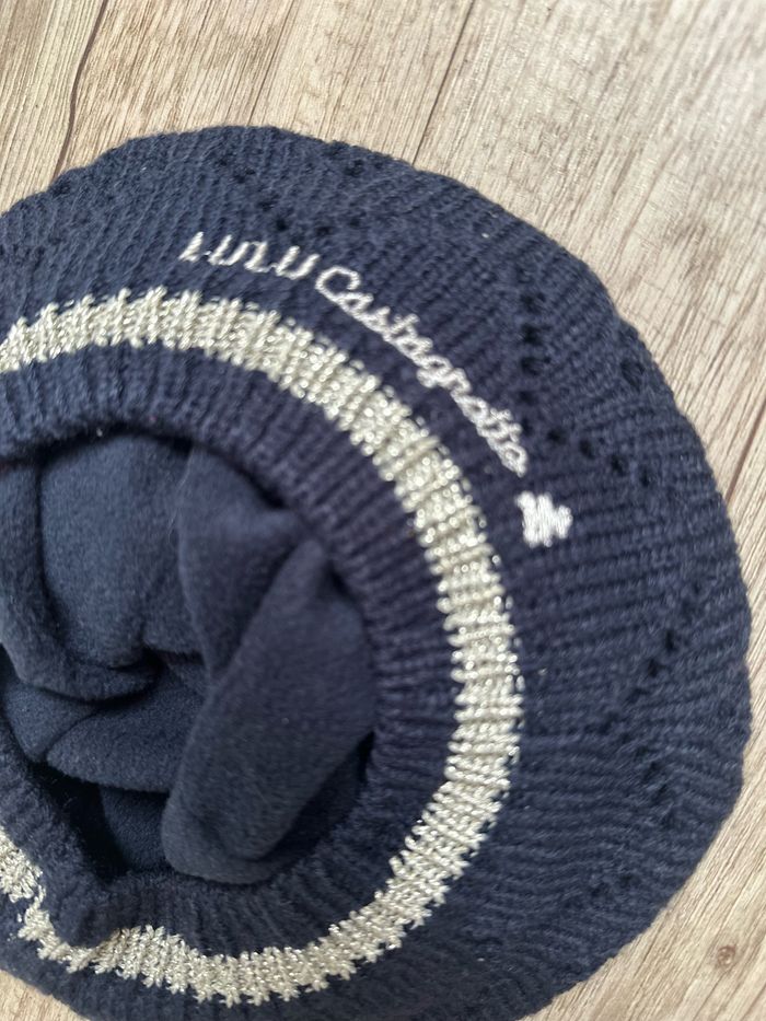 Béret avec pompons lulu castagnette fille - photo numéro 3