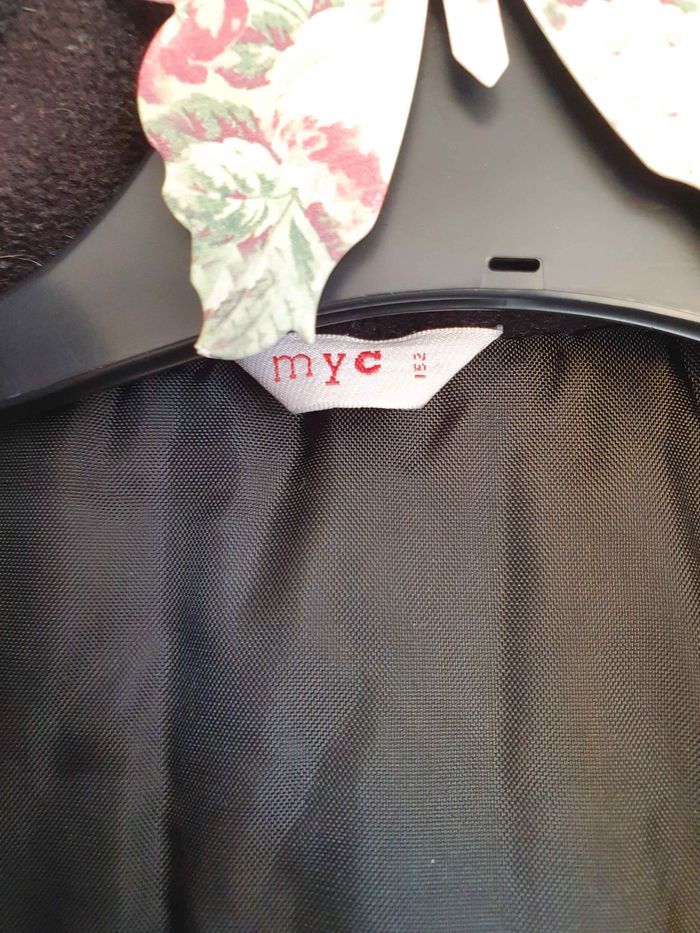 Doudoune longue noir myc 12 ans - photo numéro 4