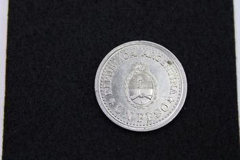 Pièce de monnaie 1 peso argentine 25 de mayo 1960