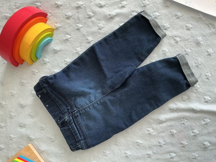 jegging taille élastique bleu jean 9 mois orchestra - photo numéro 8