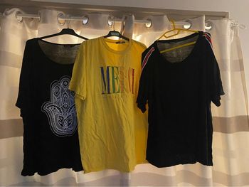 Lot de 3 t-shirt été grande taille femme