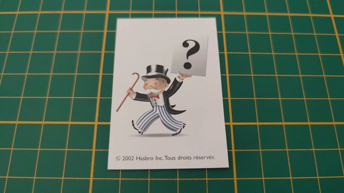 Carte Va sur la case Feu d'artifice et paie 2 Euros Monopoly junior à la fête foraine Hasbro #B83 - photo numéro 2