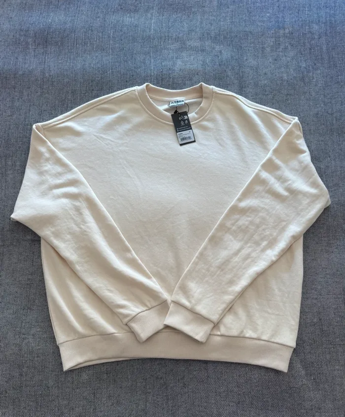 Urban Classics – Pull oversize beige – Taille M femme - Neuf - photo numéro 2
