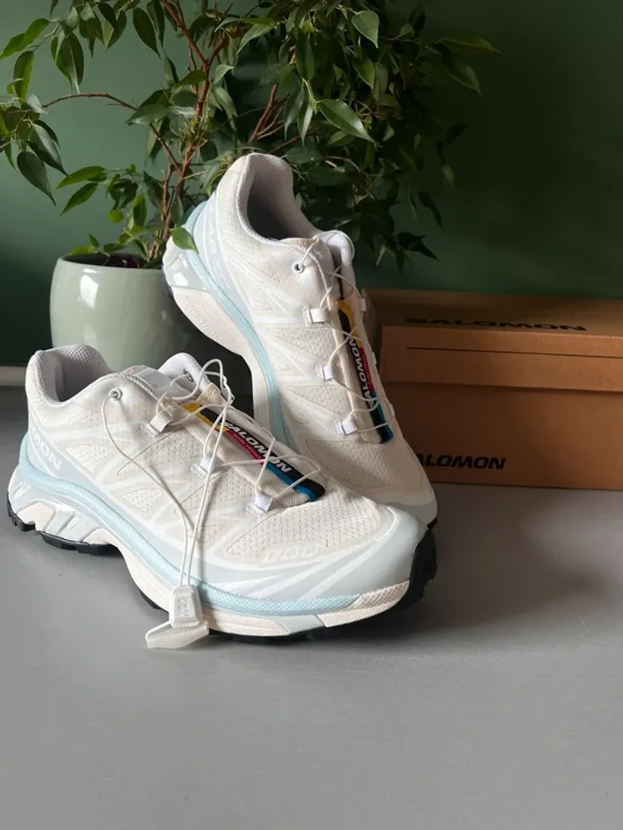 Salomon XT-6 – Vanilla Ice / Ballad Blue unisex - photo numéro 2