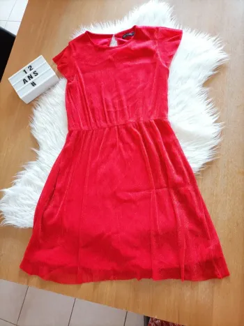 Robe manches courtes 12 ans