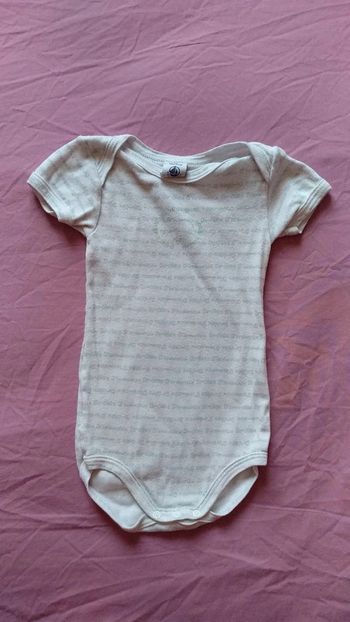 Body garçon Petit Bateau 12 mois