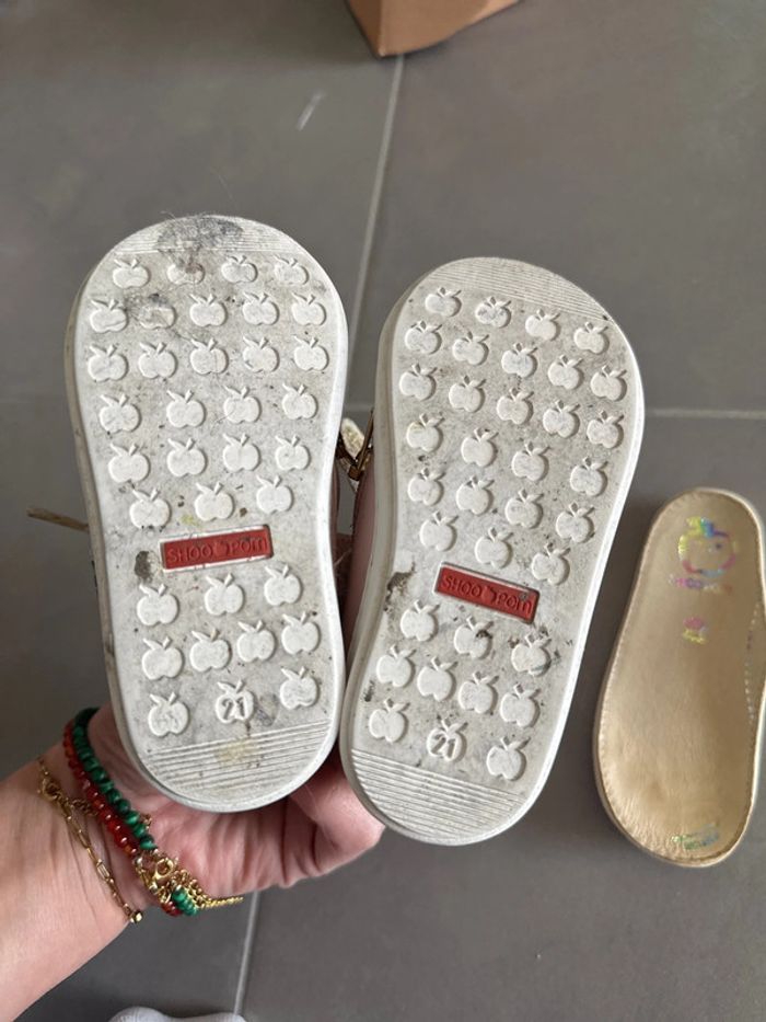 Shoo pom chaussure rose arc en ciel t21 - photo numéro 3