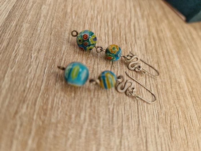 Parure Bijoux Boucle D'oreilles Serpents Perles Collier Réglable Soleil Perle - photo numéro 11