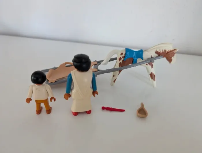 Playmobil 3872 famille indienne avec traineau thème far west - photo numéro 7