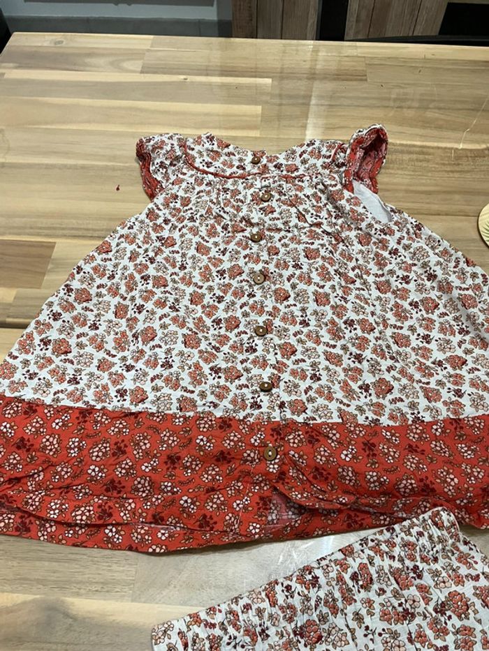 2 magnifiques robes été avec culotte 24 mois - photo numéro 8