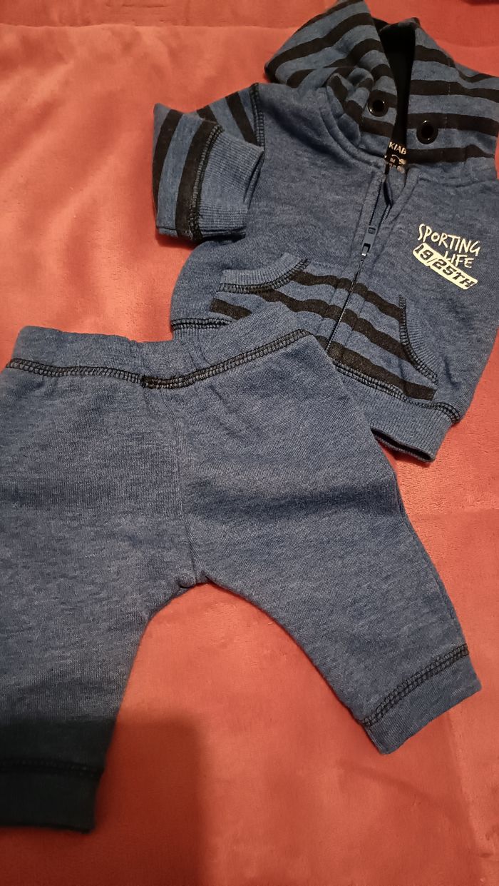 Ensemble survêtement bleu - photo numéro 2