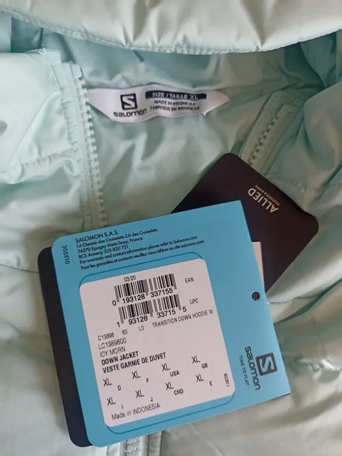Veste / Doudoune Salomon Neuve Femme - photo numéro 2