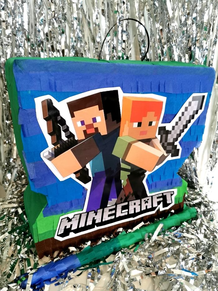 Pinata Minecraft Steve et Alex - photo numéro 2