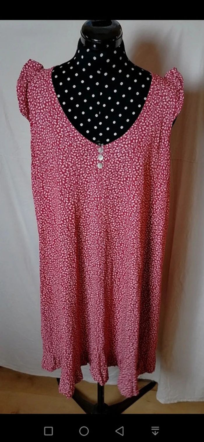 Robe mi-longue d'été fleurs Taille 3XL J. B Fashion - photo numéro 3