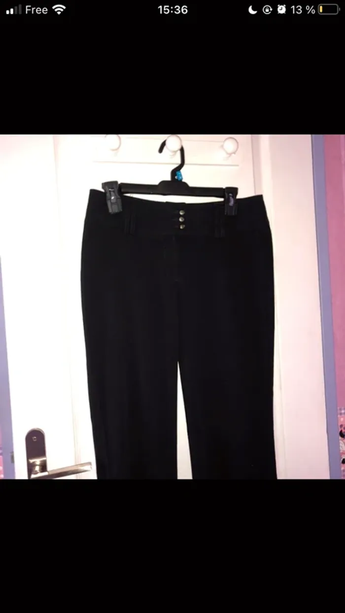 pantalon noir ici et maintenant femme 38 - photo numéro 8