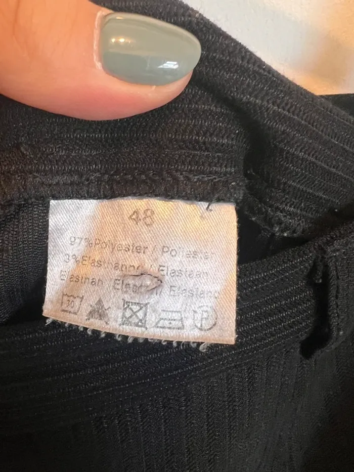 Pantalon noir velours - photo numéro 5