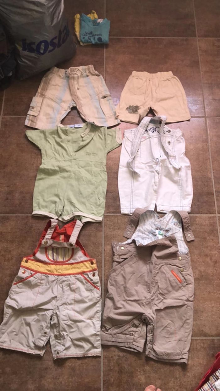 Lot divers été 12 M (6 articles )