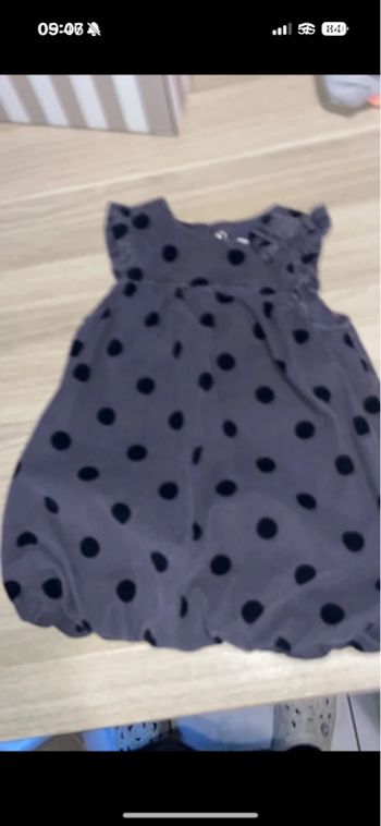 Robe à pois