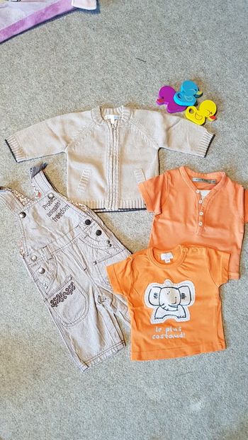 Ensemble estival 4 pièces garçon 3mois tao sm