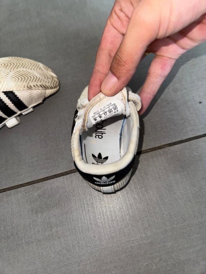 Chaussure bébé adidas superstar t17 - photo numéro 5