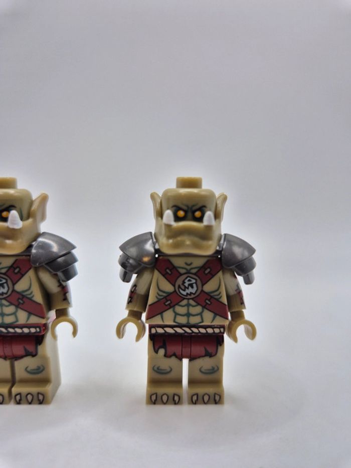 Figurines type lego 2 soldats orcs World Of Warcraft - photo numéro 2