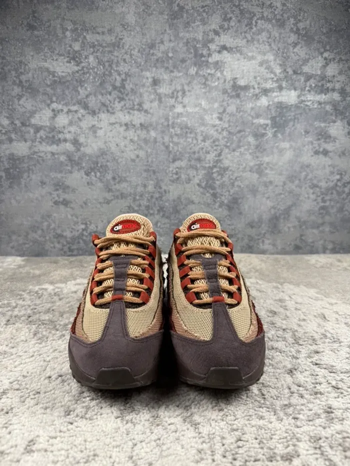 Nike Air Max 95 Anatomy Of Air Brown Basalt - Brown & Red & Beige - photo numéro 2