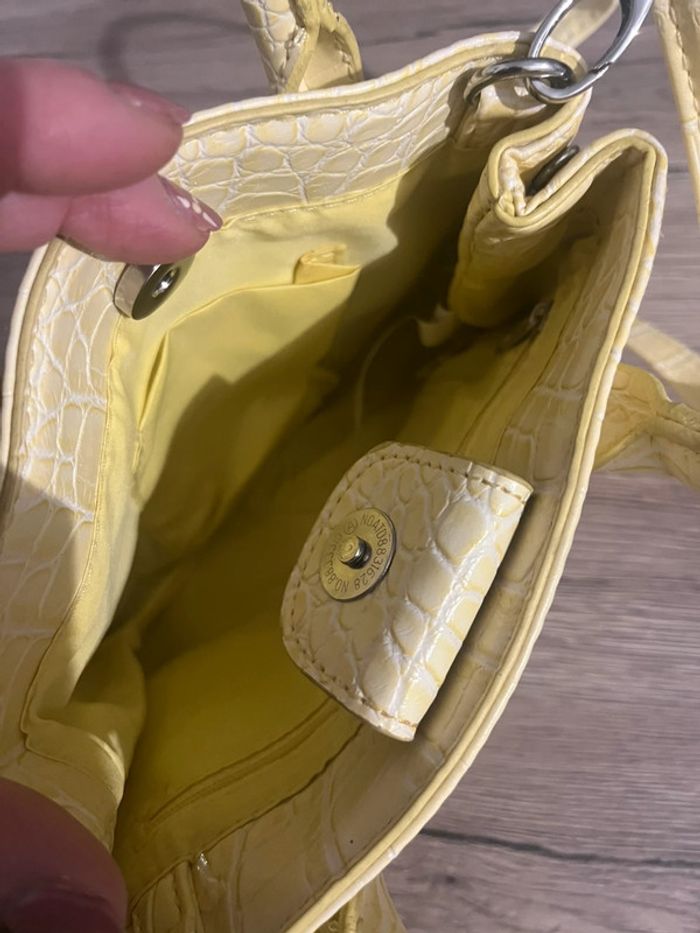 Petit sac jaune pastel - photo numéro 3