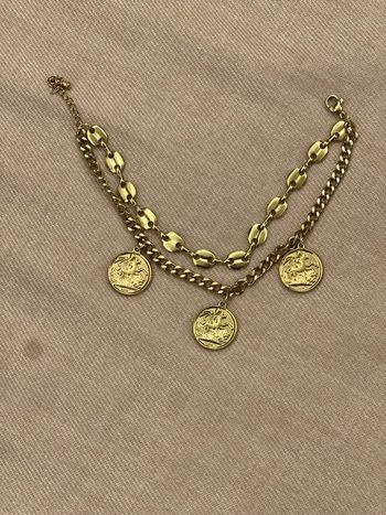 Bracelet femme doré acier inoxydable 