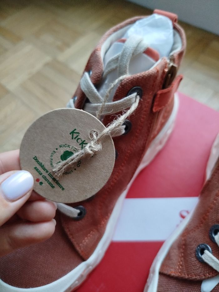 Sneakers Haut Kickrup Camel garçon Kickers 35 - photo numéro 3