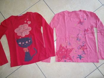 lo de 2 t-shirts T12ans