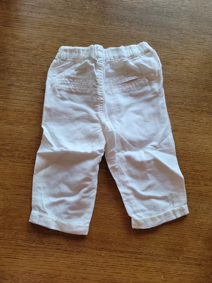 Pantalon effet lin 12 mois - photo numéro 3