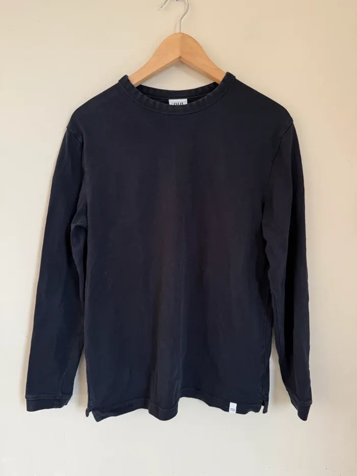 T-shirt Zara bleu marine