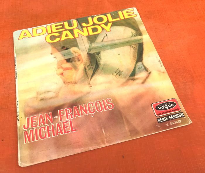 Vinyle 45 tours Jean-François Michael Adieu jolie Candy (1969) Disques Vogue V451647 - photo numéro 2