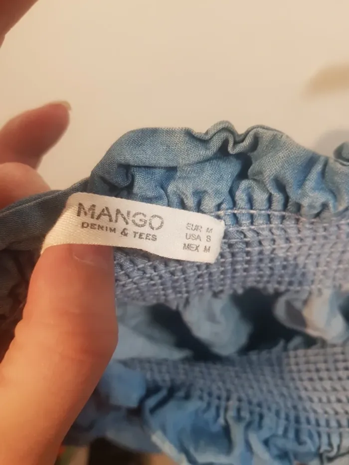 Robe jean élastique taille M - photo numéro 3