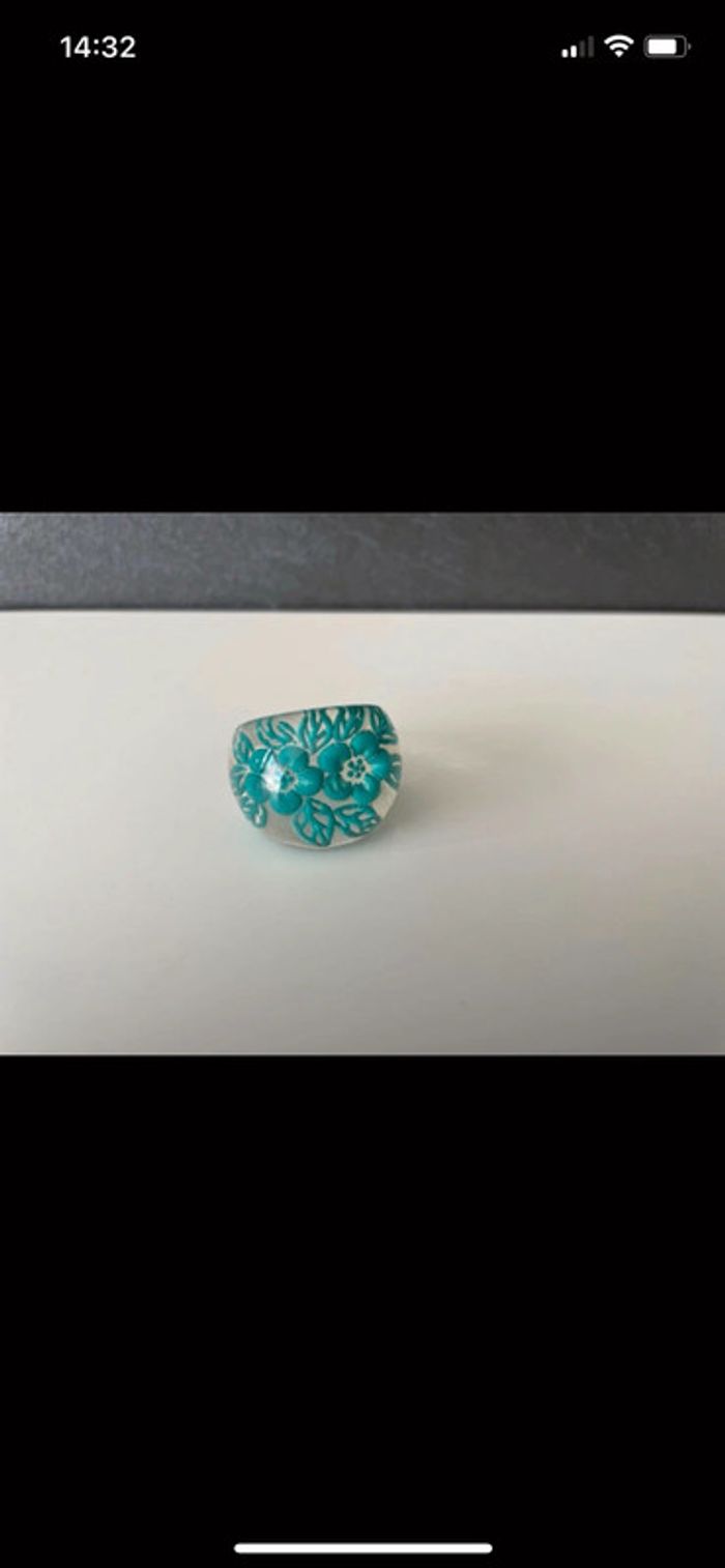 Bague bleu femme - photo numéro 8