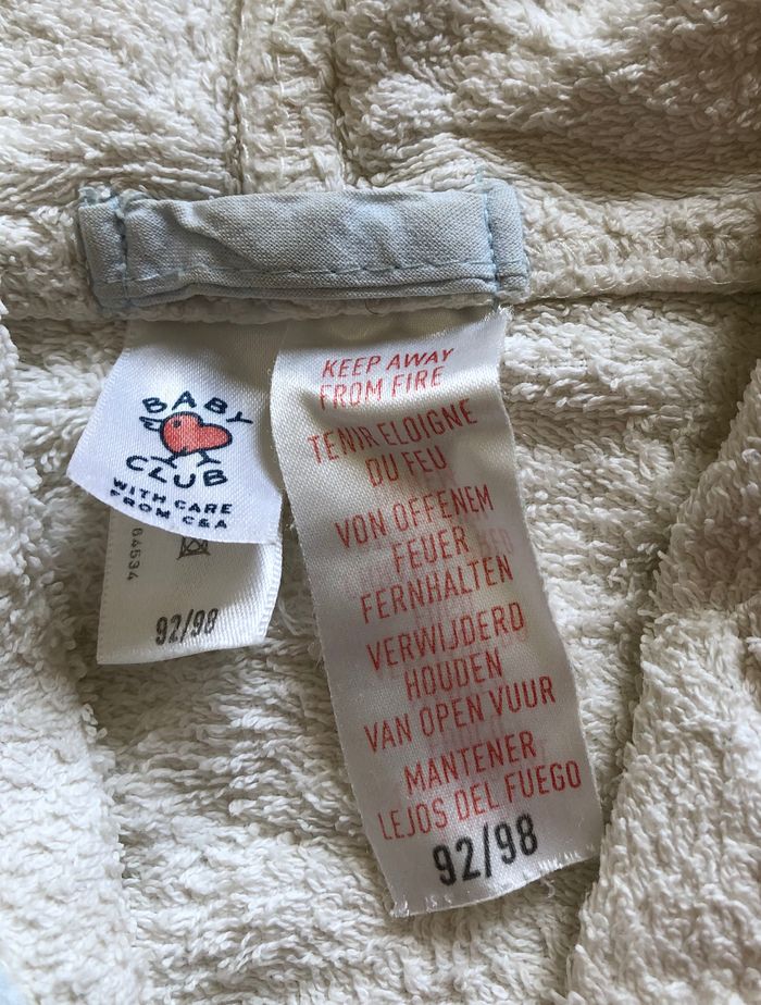 Peignoir taille 2 ans - C&A - photo numéro 3