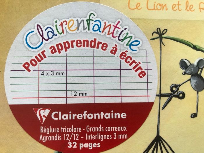 Cahier d’écriture Clairenfantine - photo numéro 3