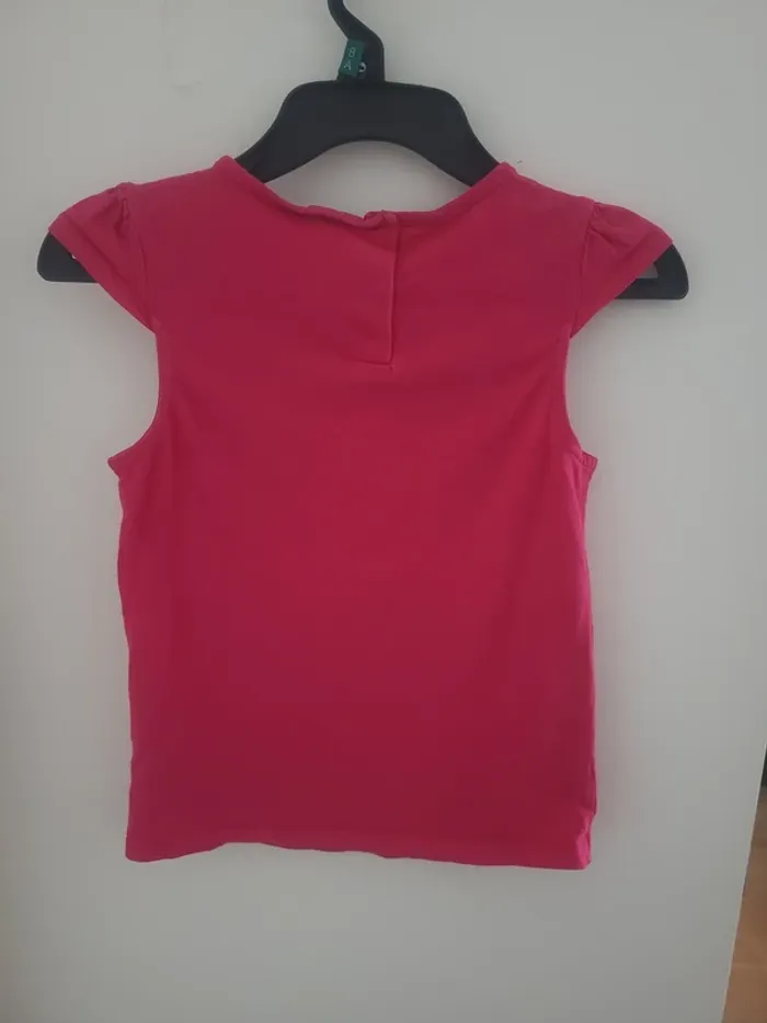 T-shirt rose éléphant doré Sergent major Taille 8 ans - photo numéro 2