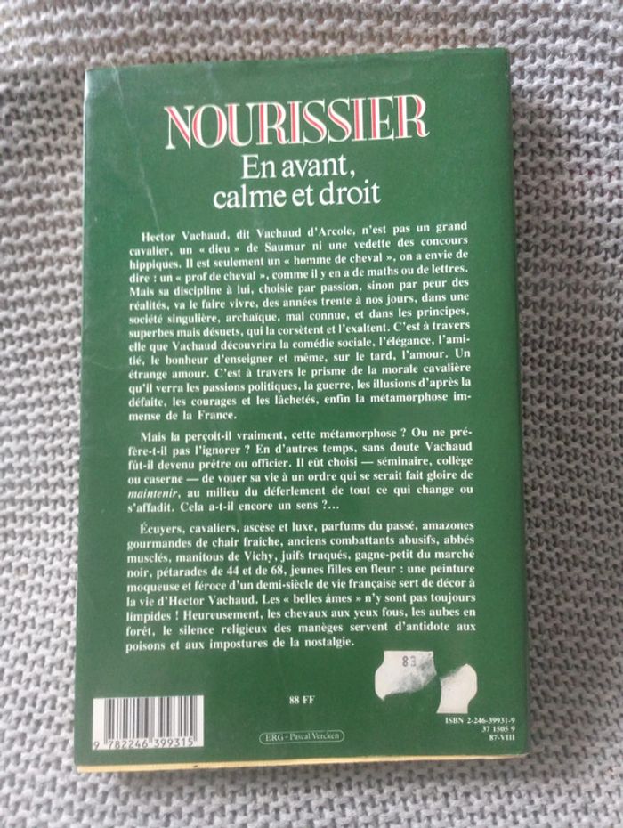 François Nourissier - En avant, calme et droit - photo numéro 3