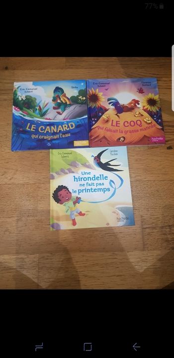Lot de 3 livres