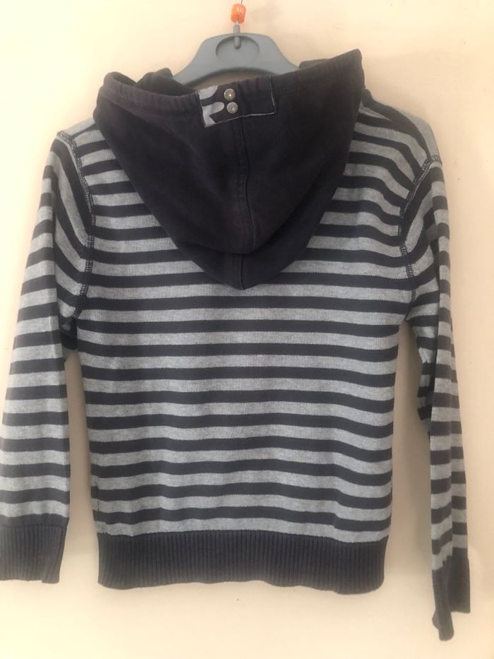 Gilet gris noir 6 ans Okaidi - photo numéro 3