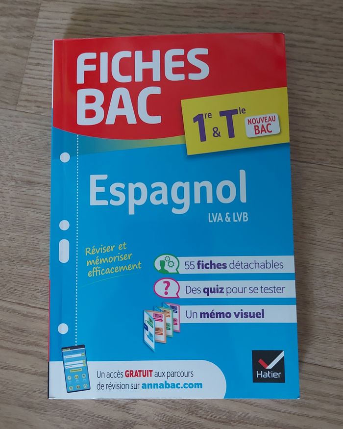 Fiches BAC - Espagnol - 1re & Tle