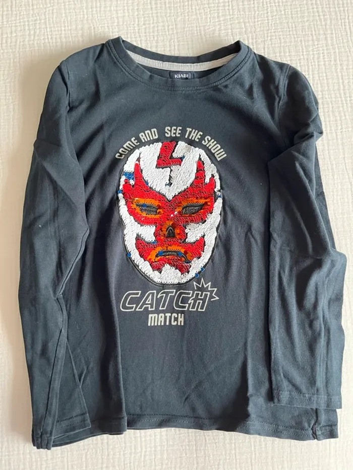Lot de tee-shirts manches longues garçon Kiabi 8 ans - photo numéro 9
