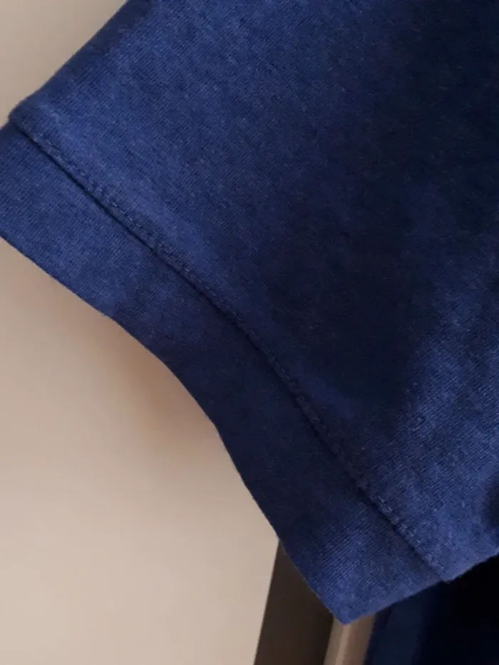 Polo bleu marine Homme Taille 36 - photo numéro 4